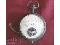 19th Century Old Voltmeter - Measuring Instrument