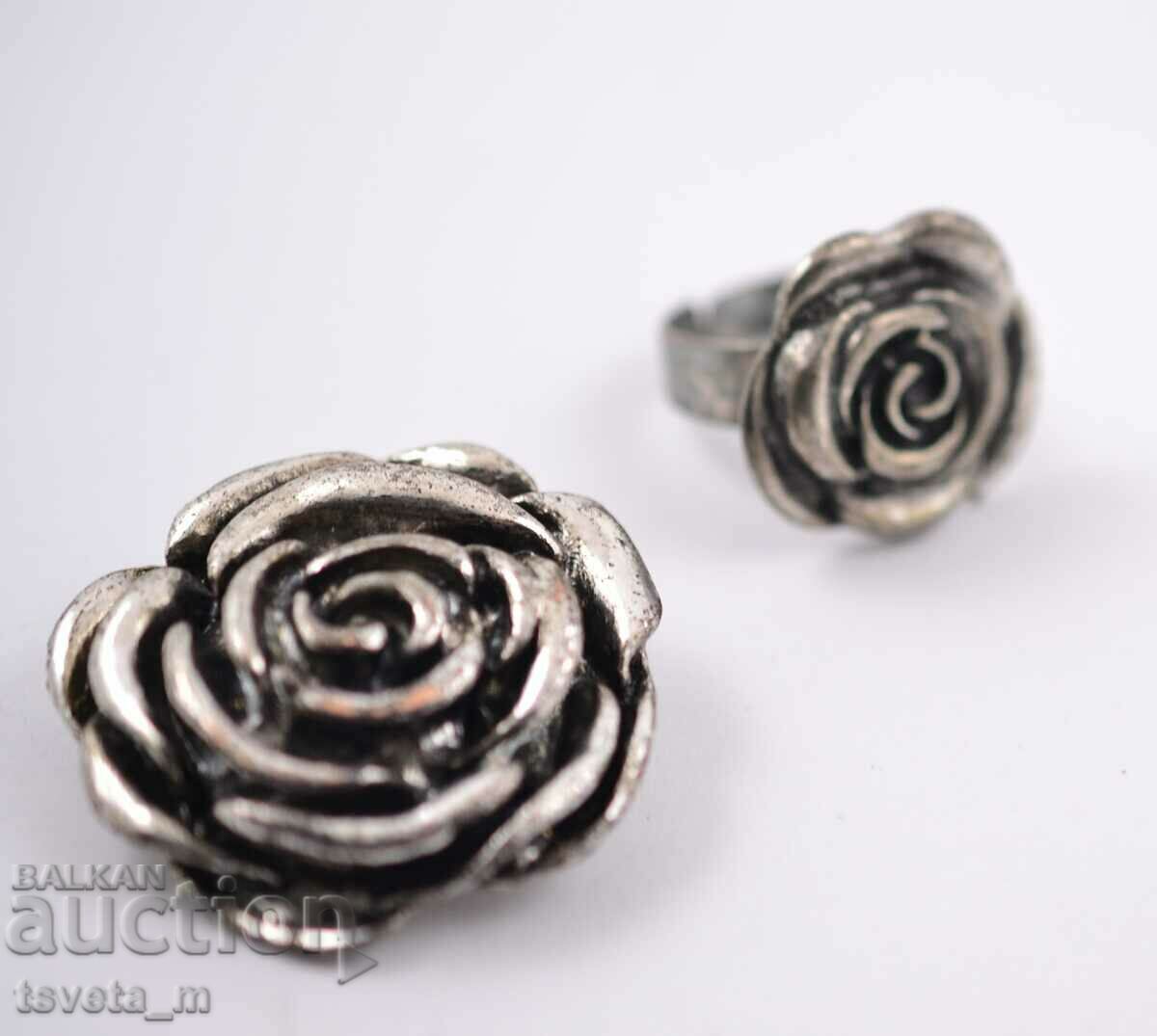 Resize Pendant and Ring Set, Rose with price 5.00 BGN | € 2.56 Resize Pendant and Ring Set, Rose with price 5.00 BGN | € 2.56