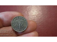 1922 50 centimes Belgium - επιγραφή στα γαλλικά