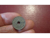 5 centimes 1922 Γαλλία - Παρίσι - κόρνα