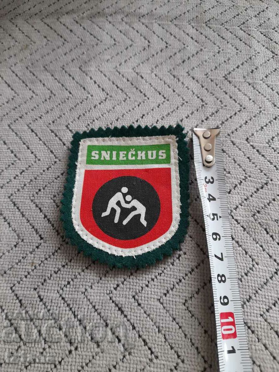 Vechea emblemă Snieckus cu preț 11.00 BGN | € 5.62