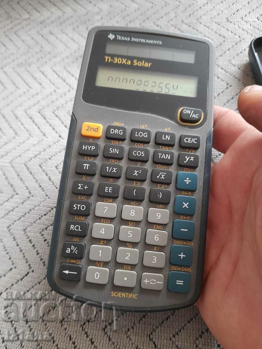 Livrarea Vechiul calculator Texas Instruments XA Solar Livrarea Vechiul calculator Texas Instruments XA Solar