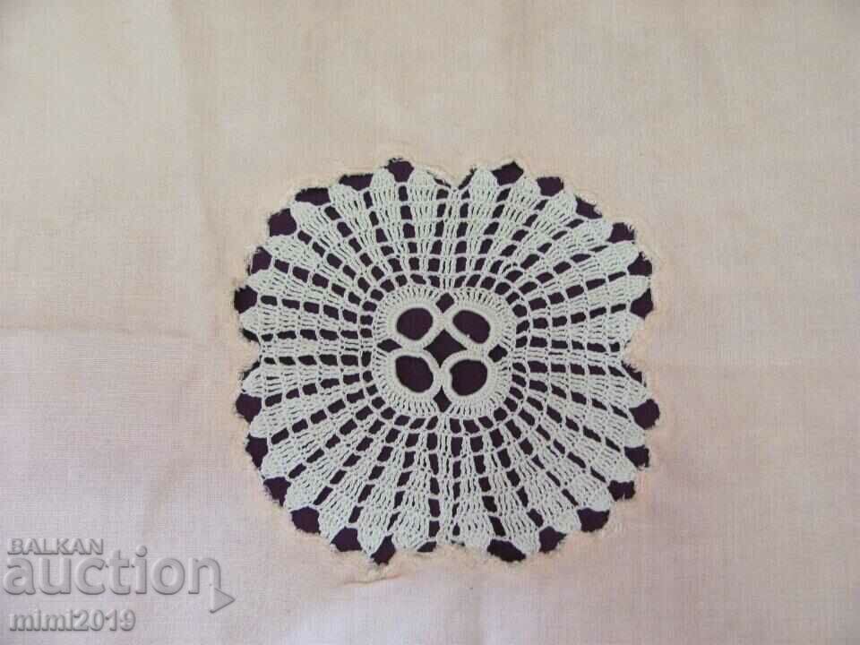 1900's Art Nouveau Hand Knitted Blanket, Check with price 40.00 BGN | € 20.45 1900's Art Nouveau Hand Knitted Blanket, Check with price 40.00 BGN | € 20.45