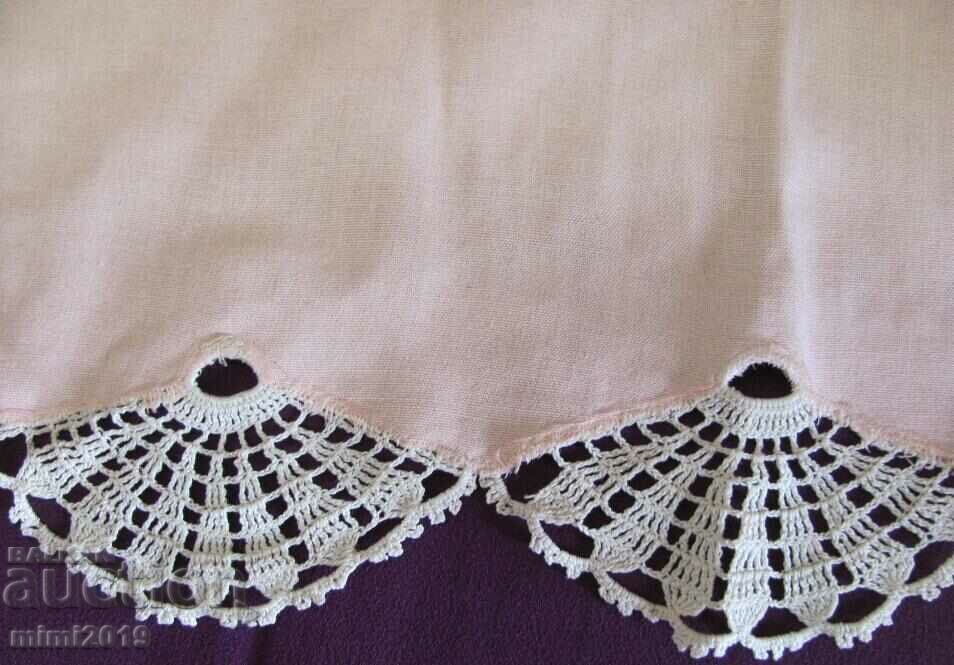 1900's Art Nouveau Hand Knitted Blanket, Check - 5 1900's Art Nouveau Hand Knitted Blanket, Check - 5