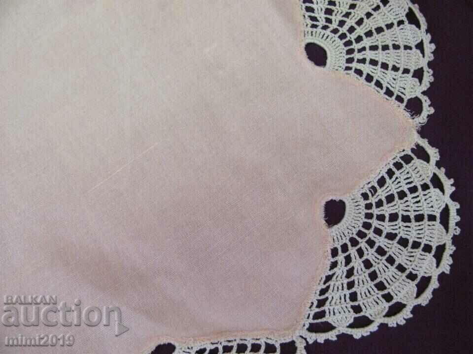 1900's Art Nouveau Hand Knitted Blanket, Check - 6 1900's Art Nouveau Hand Knitted Blanket, Check - 6