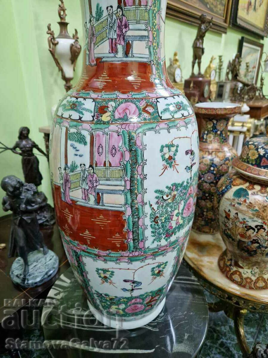 A lovely large antique Chinese porcelain vase - 6