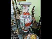 Прекрасна голяма антикварна китайска порцеланова ваза