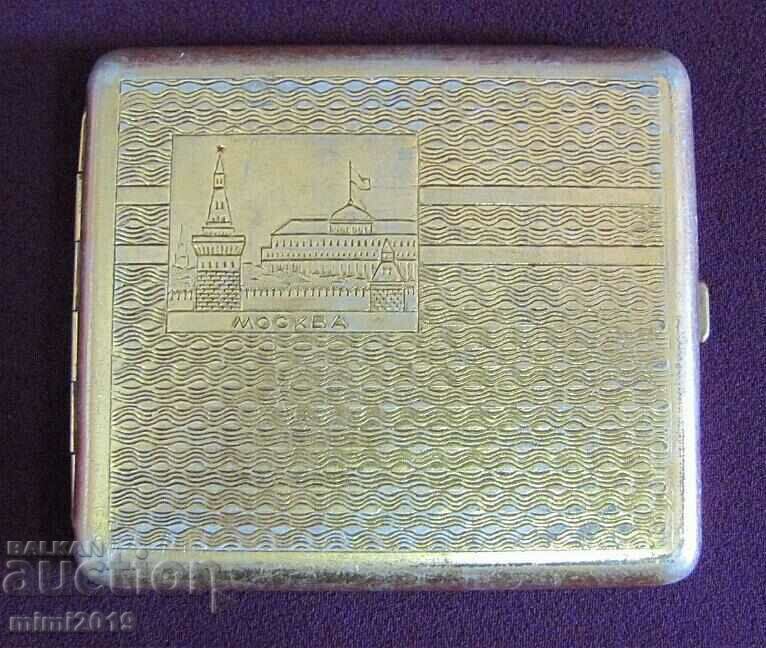 40s Metal Snuffbox Moscow Kremlin Russia - 7 40s Metal Snuffbox Moscow Kremlin Russia - 7