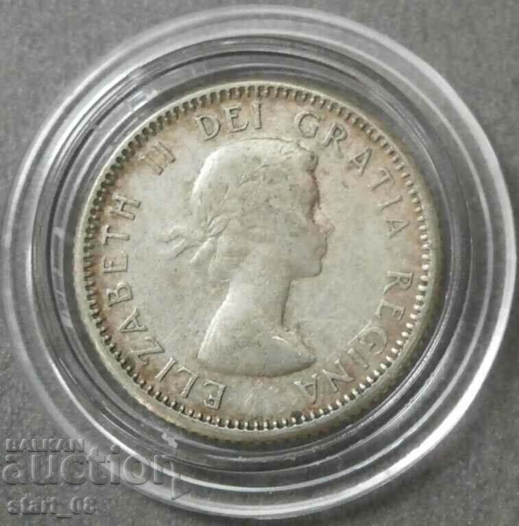 Канада 10 цента 1956