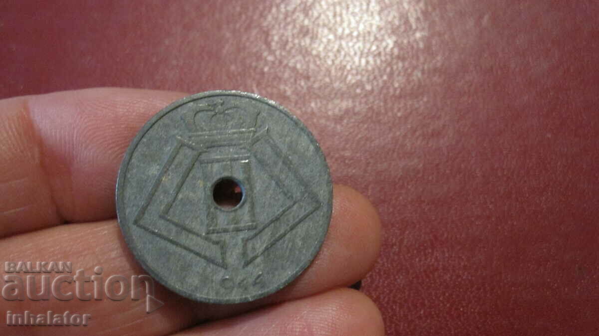 1944 25 de centi Belgia - zinc