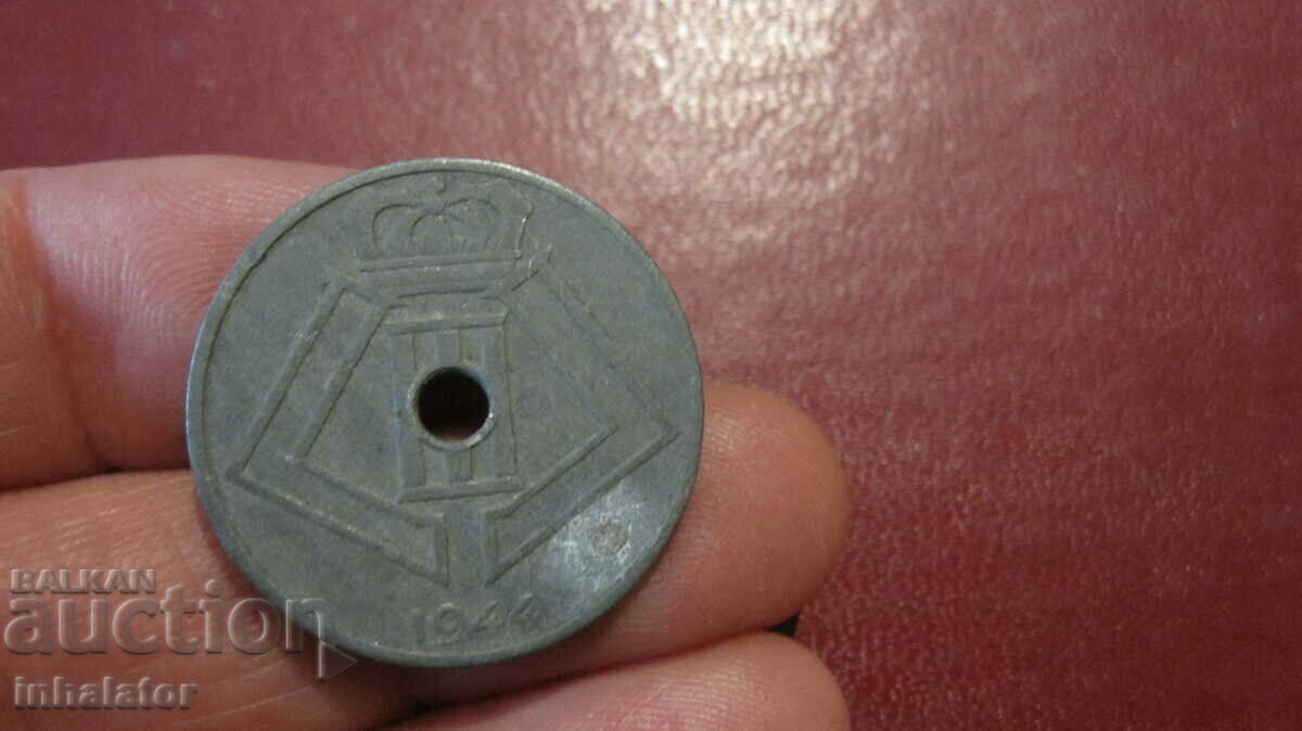 1944 25 centimes Belgium - zinc