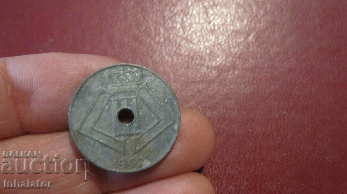 1942 10 centi Belgia - zinc