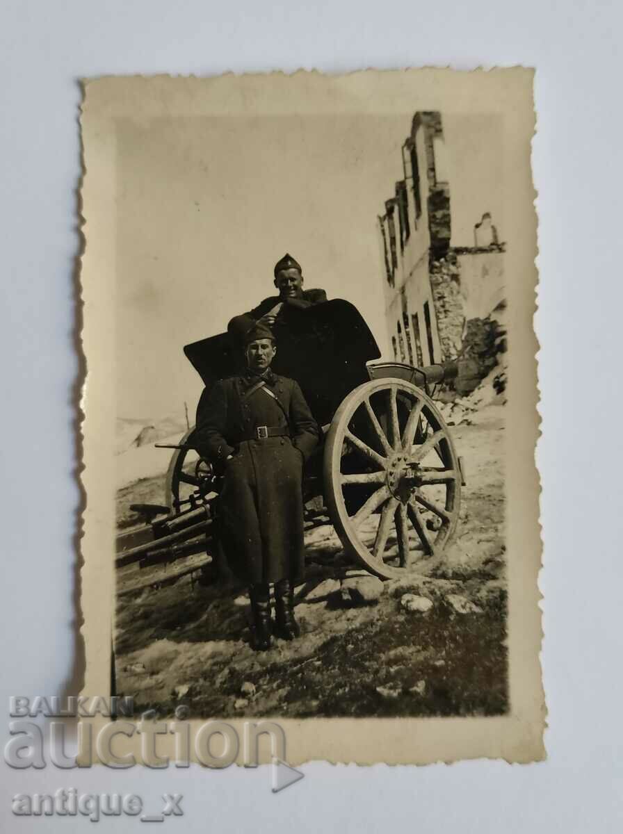 Стара военна българска снимка - Втора световна война