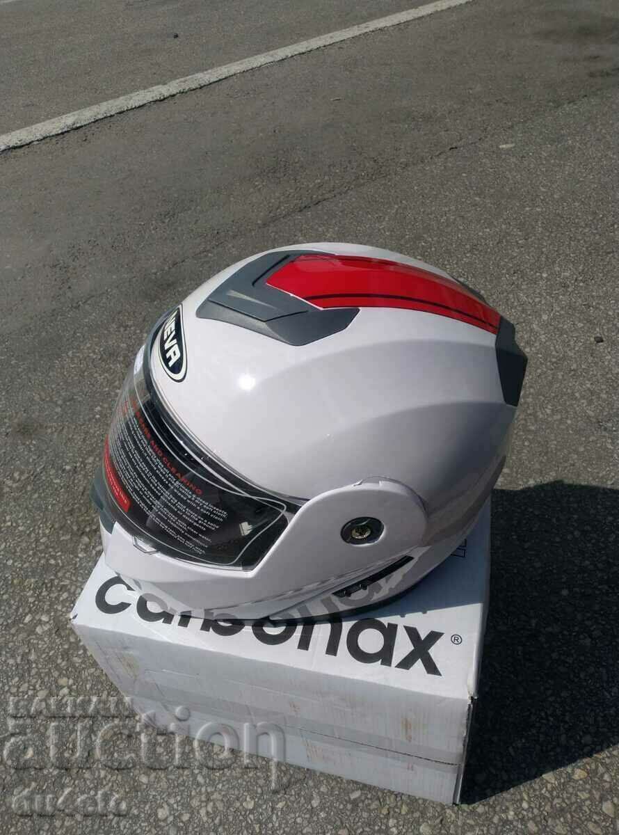 Helmet for motorcycle helmet modular with visor motorcycle NEVA, S,