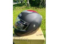 Каска за мотор шлем модуларна с визьор мотоциклетна NEVA, S,