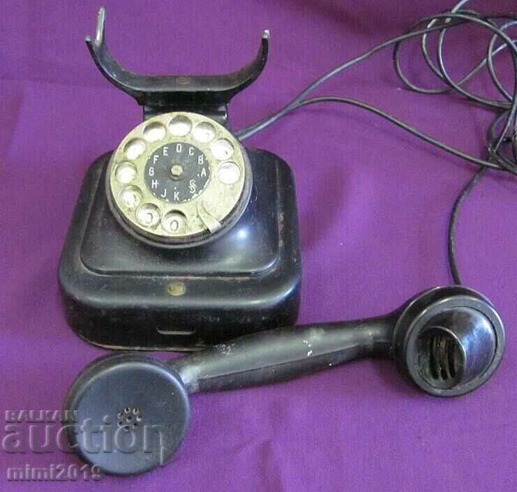 1940s WWII SIMENS Bakelite Telephone with price 80.00 BGN | € 40.90 1940s WWII SIMENS Bakelite Telephone with price 80.00 BGN | € 40.90