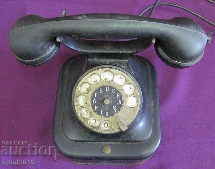 1940s WWII SIMENS Bakelite Telephone - 6 1940s WWII SIMENS Bakelite Telephone - 6