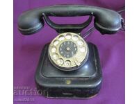 40-те Втора Световна Война Бакелитов Телефон SIMENS
