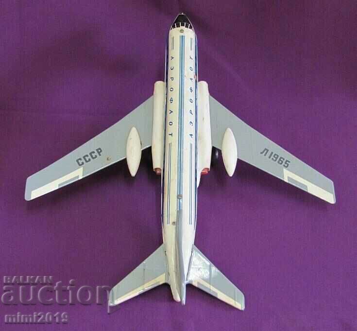 Auction 60's Large Metal Toy Airplane Aeroflot USSR Auction 60's Large Metal Toy Airplane Aeroflot USSR
