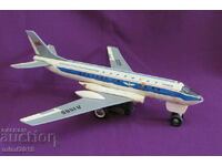 60's Large Metal Toy Airplane Aeroflot USSR