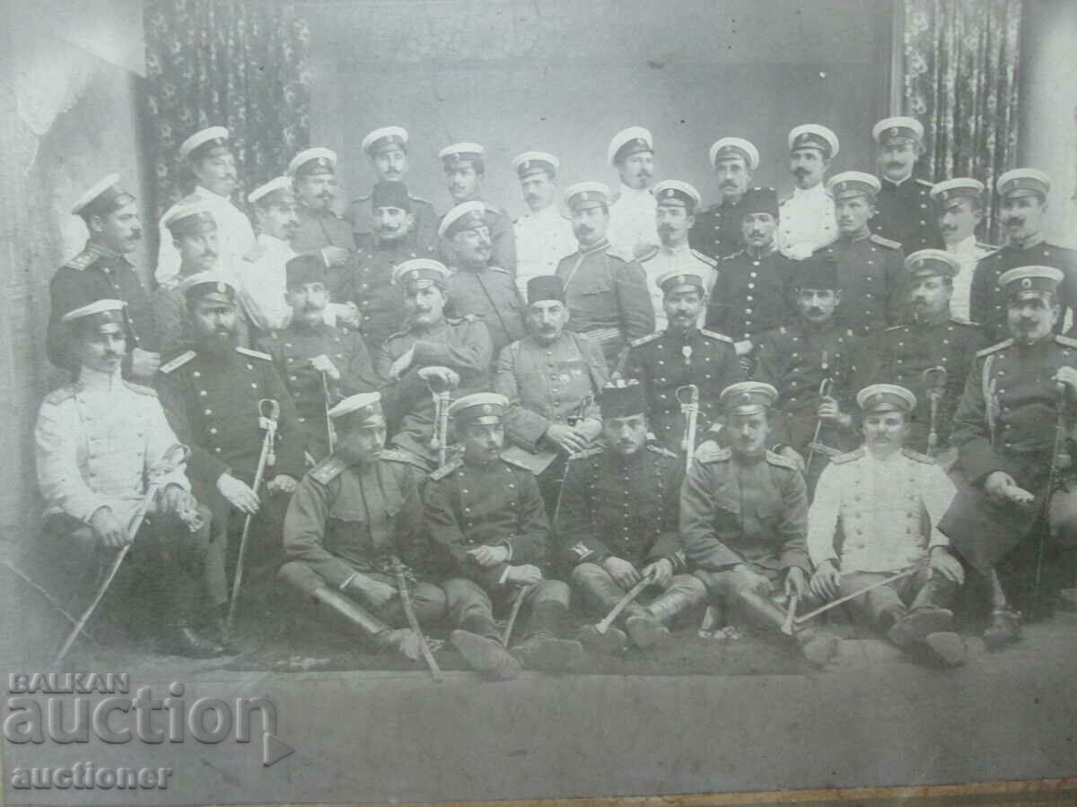 Auction PHOTO CARDBOARD BULGARIAN AND TURKISH MILITARY -WW1 Auction PHOTO CARDBOARD BULGARIAN AND TURKISH MILITARY -WW1