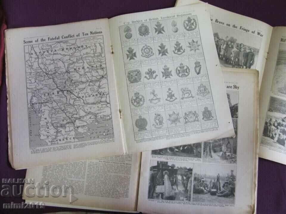 1915 First World War 3 pcs. Magazines-Che War Illustrated - 7 1915 First World War 3 pcs. Magazines-Che War Illustrated - 7