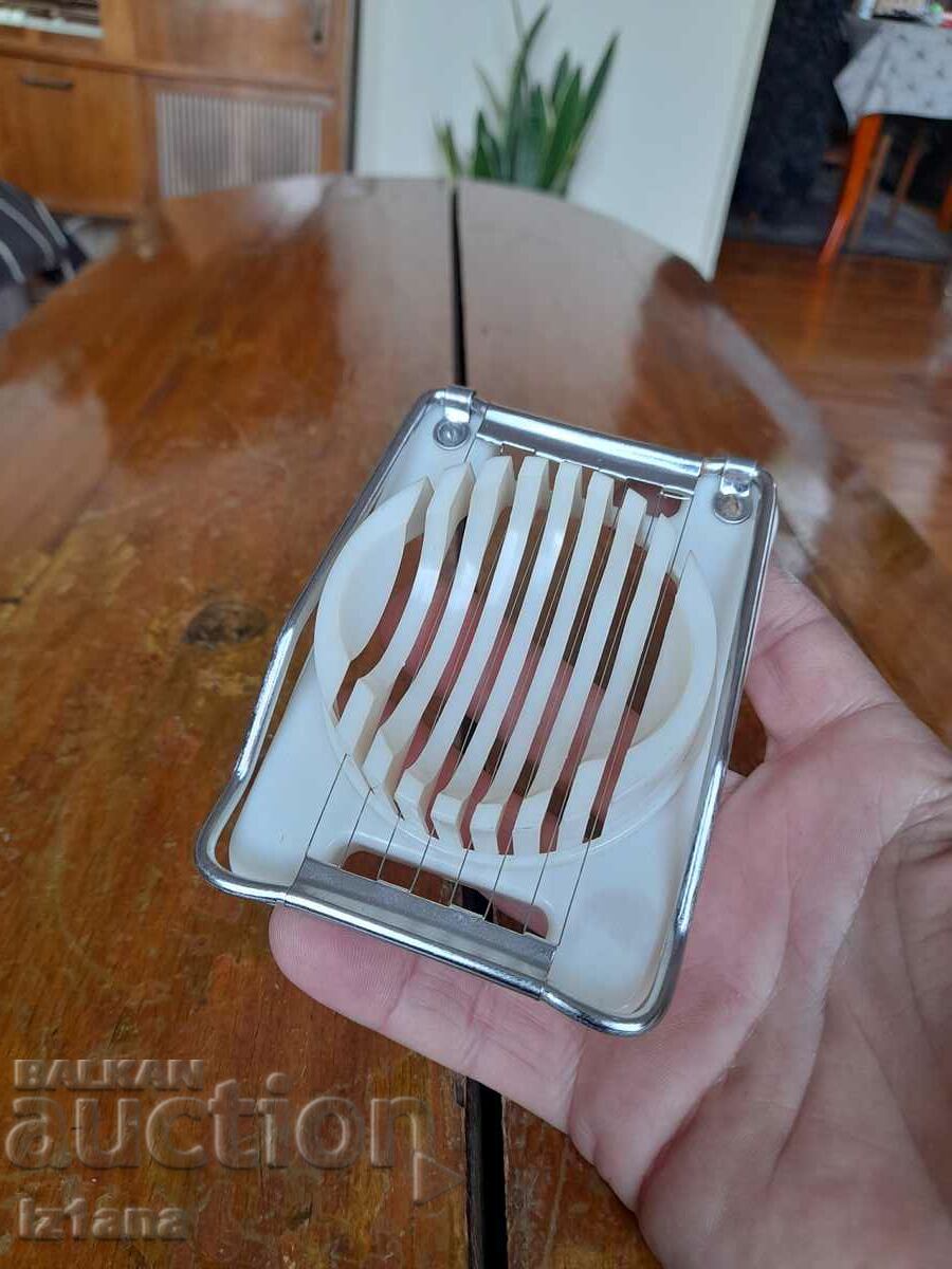 Old device for cutting eggs, egg slicer with price 16.00 BGN | € 8.18