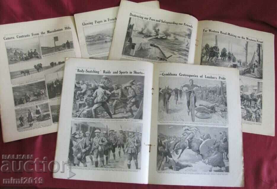 Auction 1917 First World War 3 pcs. Magazines-Che War Illustrated Auction 1917 First World War 3 pcs. Magazines-Che War Illustrated