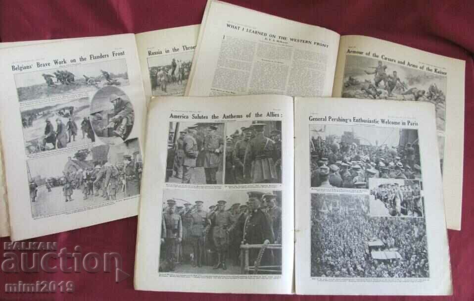 Delivery of 1917 First World War 3 pcs. Magazines-Che War Illustrated Delivery of 1917 First World War 3 pcs. Magazines-Che War Illustrated