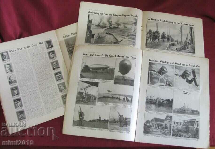 1917 First World War 3 pcs. Magazines-Che War Illustrated - 5 1917 First World War 3 pcs. Magazines-Che War Illustrated - 5