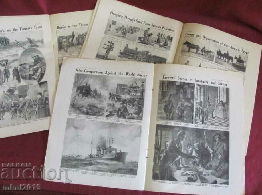 1917 First World War 3 pcs. Magazines-Che War Illustrated - 6 1917 First World War 3 pcs. Magazines-Che War Illustrated - 6