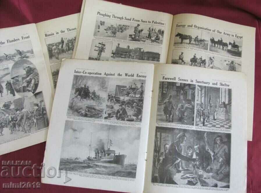 1917 First World War 3 pcs. Magazines-Che War Illustrated - 7 1917 First World War 3 pcs. Magazines-Che War Illustrated - 7