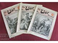 1917 Πρώτος Παγκόσμιος Πόλεμος 3 τεμ. Magazines-Che War Illustrated