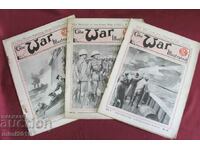 1916 Πρώτος Παγκόσμιος Πόλεμος 3 τεμ. Magazines-Che War Illustrated