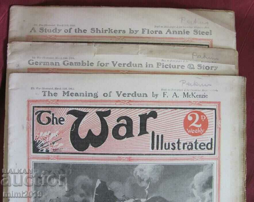 1916 First World War 3 pcs. Magazines-Che War Illustrated with price 60.00 BGN | € 30.68 1916 First World War 3 pcs. Magazines-Che War Illustrated with price 60.00 BGN | € 30.68