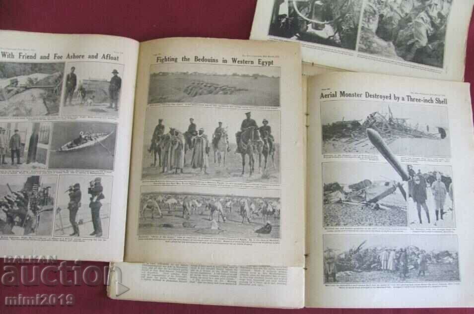 Auction 1916 First World War 3 pcs. Magazines-Che War Illustrated Auction 1916 First World War 3 pcs. Magazines-Che War Illustrated