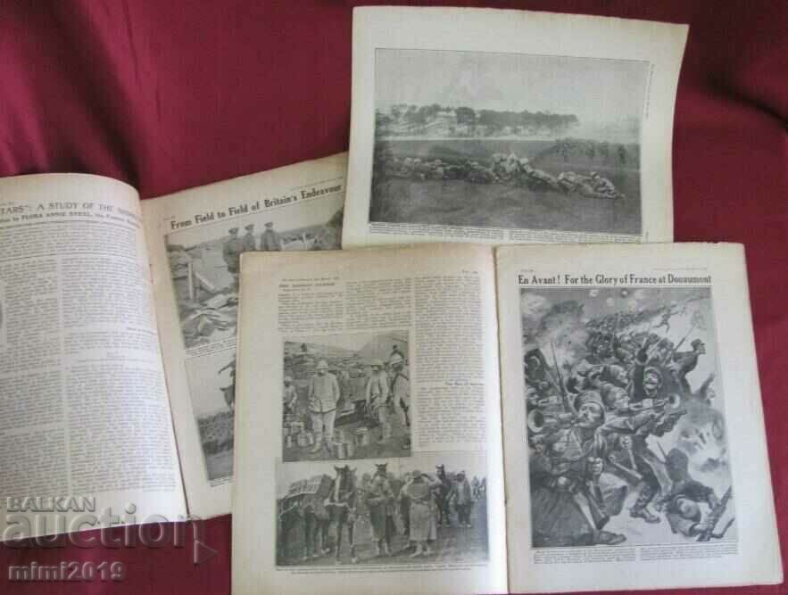 Delivery of 1916 First World War 3 pcs. Magazines-Che War Illustrated Delivery of 1916 First World War 3 pcs. Magazines-Che War Illustrated