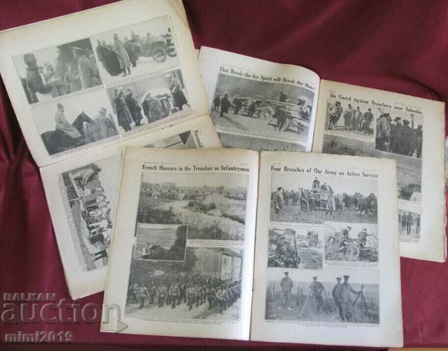 1916 First World War 3 pcs. Magazines-Che War Illustrated - 5 1916 First World War 3 pcs. Magazines-Che War Illustrated - 5