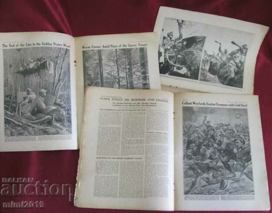 1916 First World War 3 pcs. Magazines-Che War Illustrated - 6 1916 First World War 3 pcs. Magazines-Che War Illustrated - 6