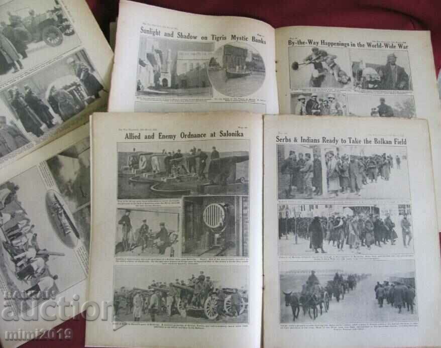 1916 First World War 3 pcs. Magazines-Che War Illustrated - 7 1916 First World War 3 pcs. Magazines-Che War Illustrated - 7