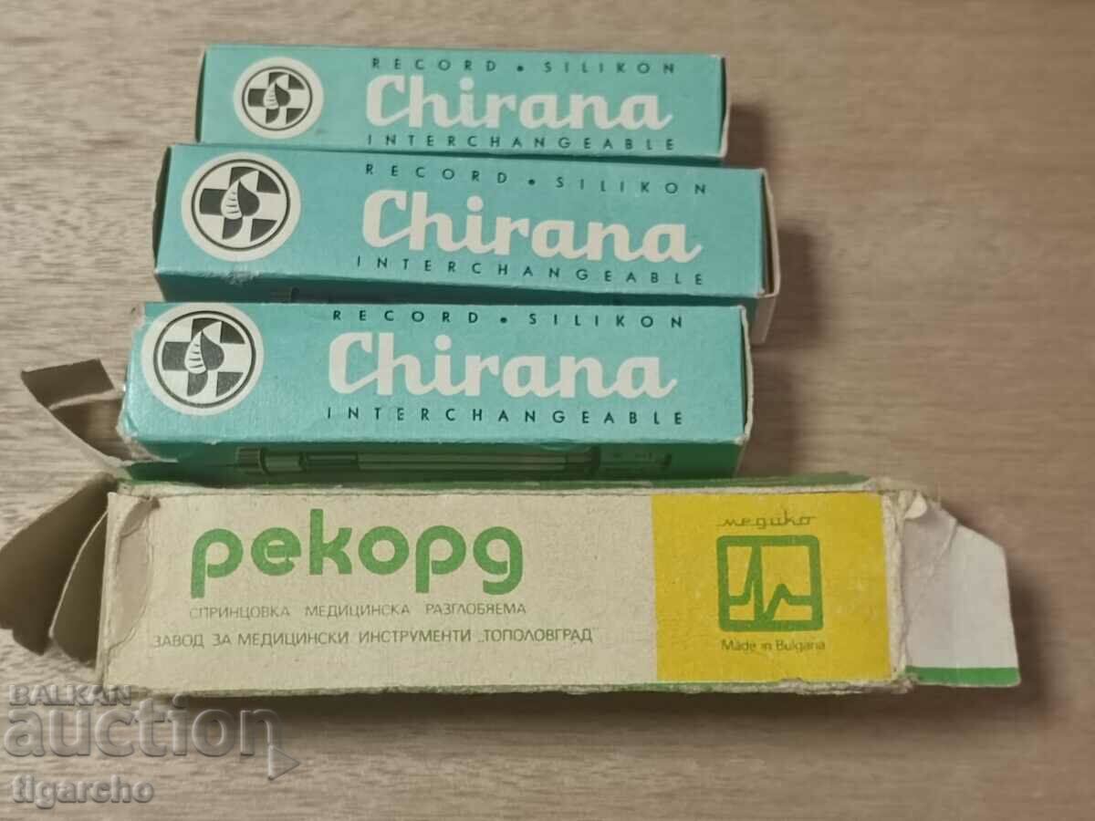 Delivery of Vintage glass syringes Delivery of Vintage glass syringes