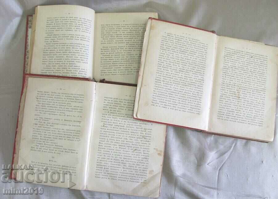 1890 Books 3 pcs. Stories by A. Chekhov Art Nouveau covers - 6