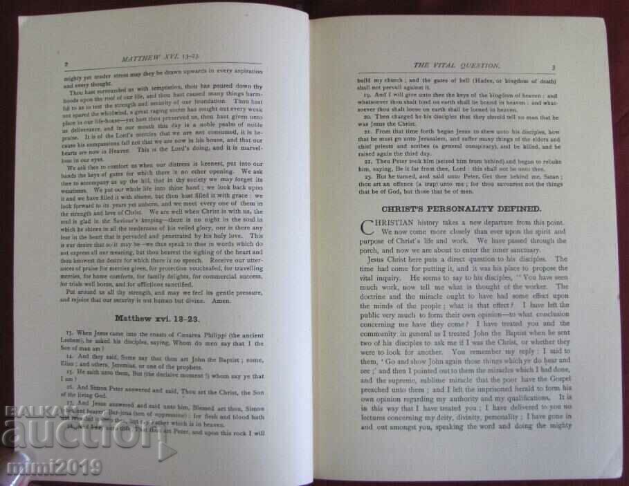 Auction 1889 Book - The Peoples Bible Auction 1889 Book - The Peoples Bible