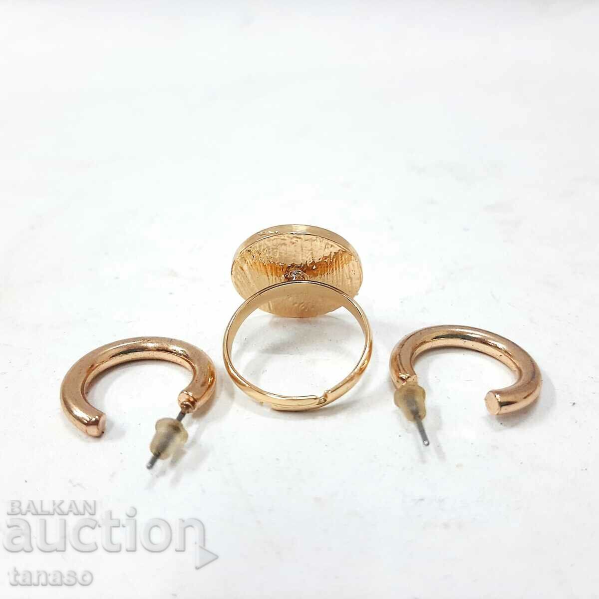 Ring with earrings set(8.3)