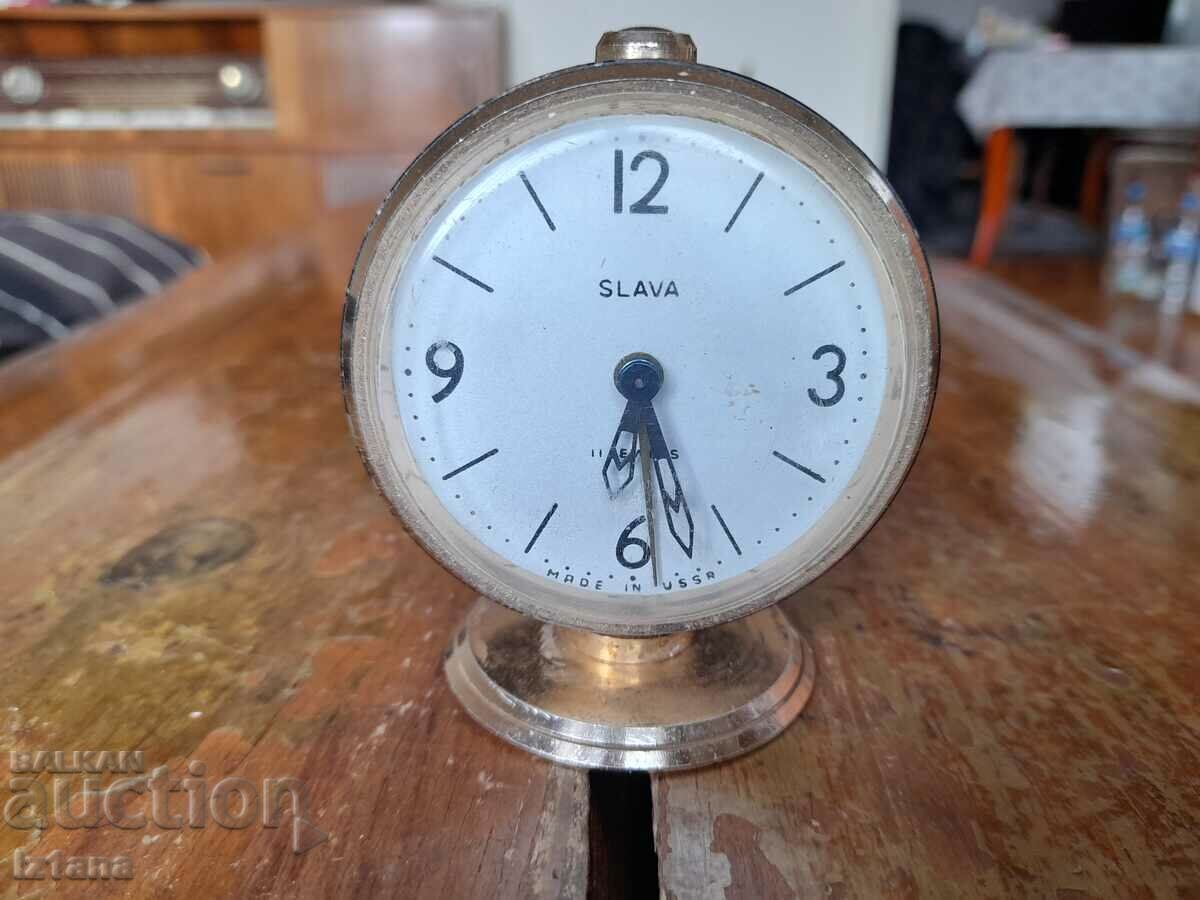 Desk clock, alarm clock SLAVA, SLAVA with price 16.00 BGN | € 8.18 Desk clock, alarm clock SLAVA, SLAVA with price 16.00 BGN | € 8.18