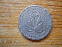 25 σεντς 1955 - Βρετανικά εδάφη της Καραϊβικής