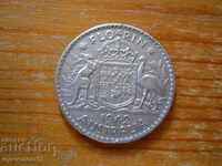 1 флорин 1942 г  - Австралия (сребро)