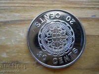 20 cents 2008 - Solomon Islands