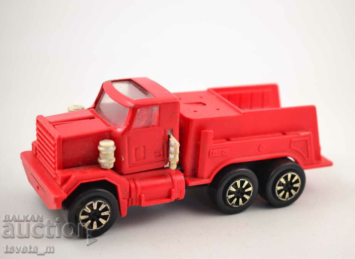 Metal and plastic truck, children's toys