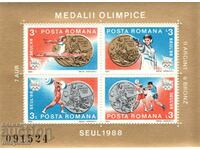 1988. Romania. Romanian medals at the Seoul Olympics.